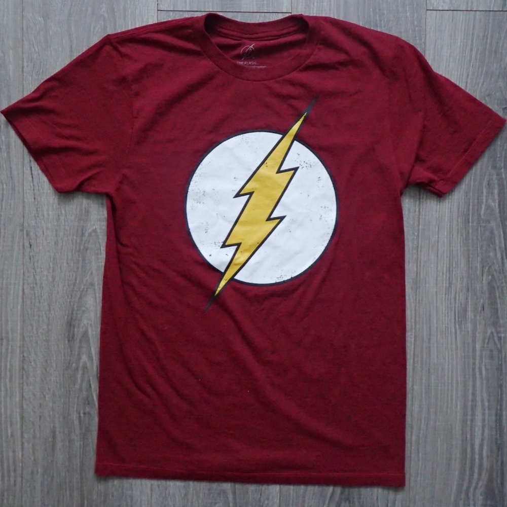 Flash Logo DC Comics Red Tee